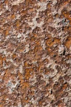 Deep rust on metal surface Stock Photos