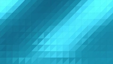 Deep Sea Cyan and Teal Faceted Crystal Water Surface Motion Loop Stock Footage 346647836
