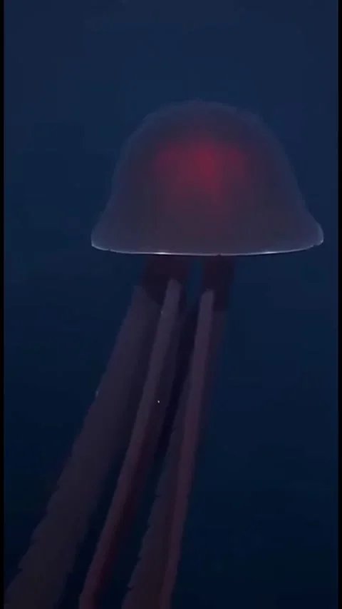 Deep sea Jellyfish Stock Footage 326583112