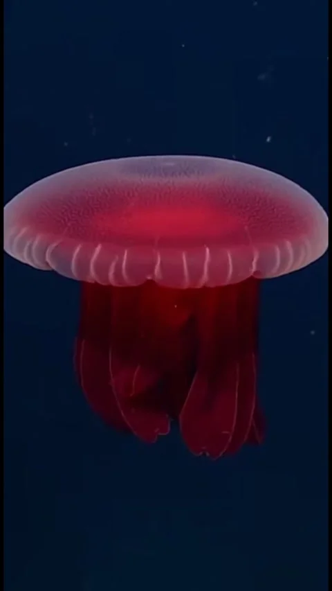 Deep sea Jellyfish Stock Footage 326583415
