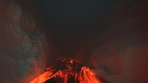 Deep Sea Lava Flow Stock Footage 107753430