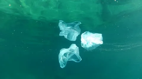 Deep sea pollution 스톡 동영상 12545847