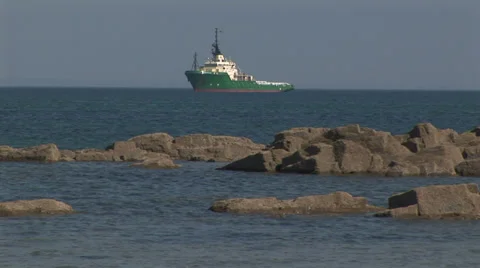 Deep sea tug Stock Footage 33606445