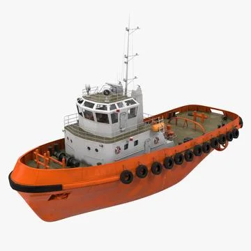 Deep Sea Tug Generic 3D Model
