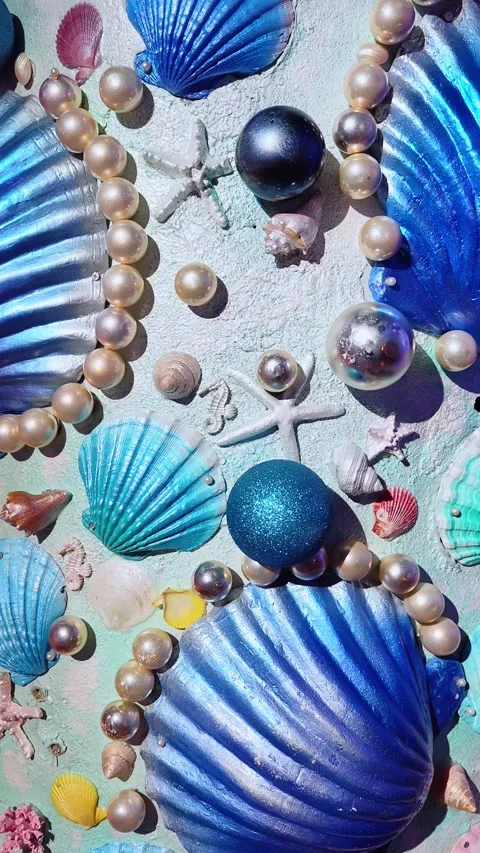 Deep see background. Underwater world. Summer vacation background. Stock Footage 304864586