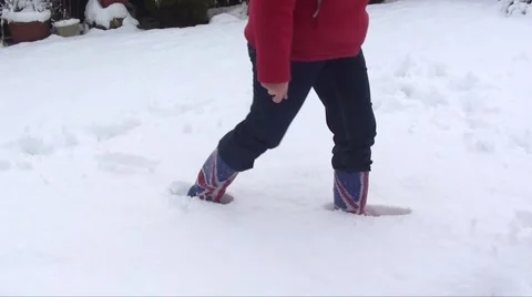 Deep snow Stock Footage 1169207