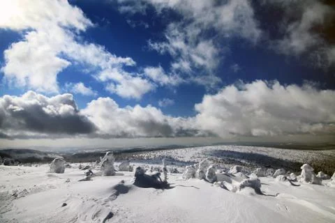 Deep snow Stock Photos