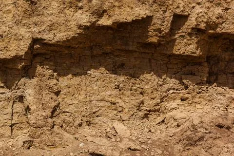Deep soil slice as drawing, background natural Stock Photos
