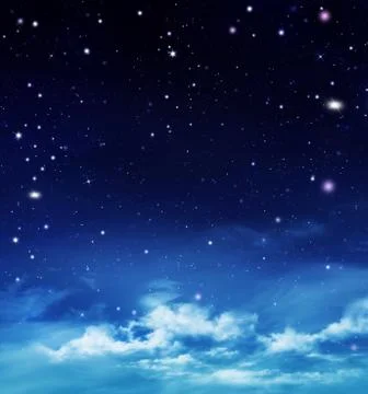 Deep space, abstract background Stock Illustration