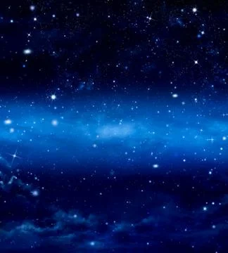 Deep space, abstract background Stock Illustration