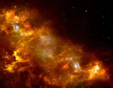 Deep space, abstract starry background Stock Illustration