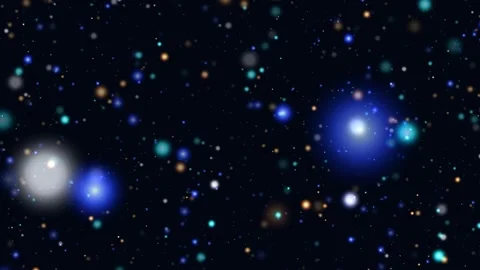 Deep space and galaxy exploration concept. Vibrant nebulae and distant star.. Видео 339062438
