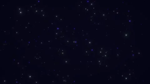 Deep Space Animation with Twinkling Stars and Subtle Camera Movement Stock Footage 341719927