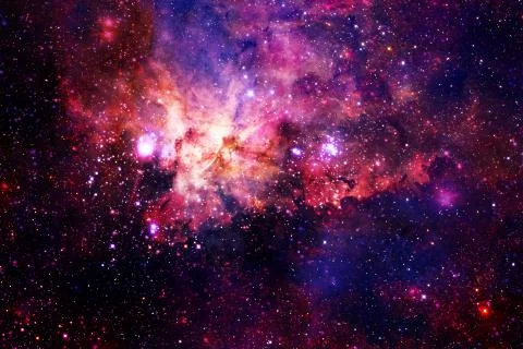 Deep space art. Elements of this image furnished by NASA Foto stock