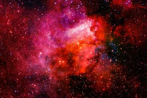 Deep space art. Elements of this image furnished by NASA Foto stock