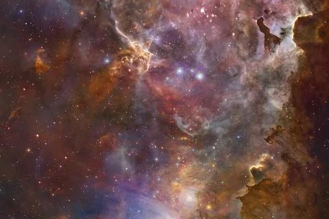 Deep space. Awesome science fiction render. Elements of this image furnished by Stock Illustration
