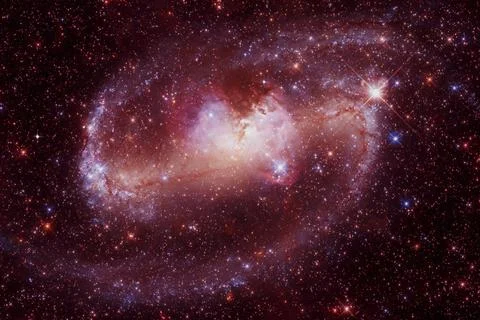 Deep space. Awesome science fiction render. Elements of this image furnished by 스톡 일러스트