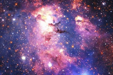 Deep space. Awesome science fiction render. Elements of this image furnished by 스톡 일러스트