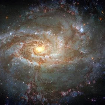 Deep space background. Elements of this image furnished by NASA Foto stock