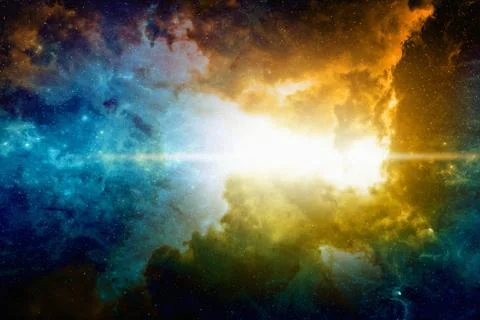 Deep space background Stock Illustration