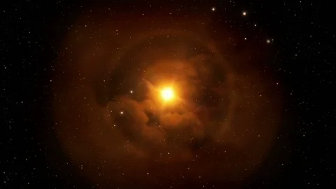 Deep space background loop animation 库存影片 89719844