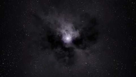 Deep space background loop animation Stock Footage 92851842