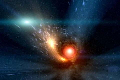 Deep Space Background Still 01 Stock Illustration