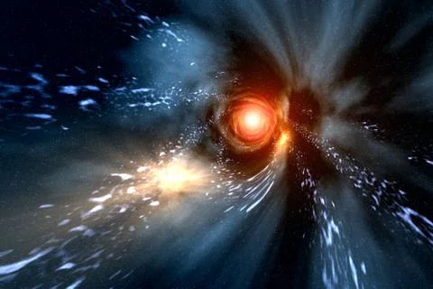 Deep Space Background Still 02 Stock Illustration