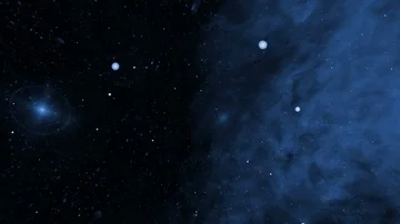 Deep Space, Blue Nebula and Star Fields Stock Footage 86040610