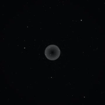 Deep space celestial object surrounded by stars. Dark night sky background... 스톡 일러스트