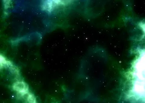 Deep Space - Colorful Abstract image Stock Photos