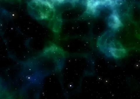 Deep Space - Colorful Abstract image Stock Photos