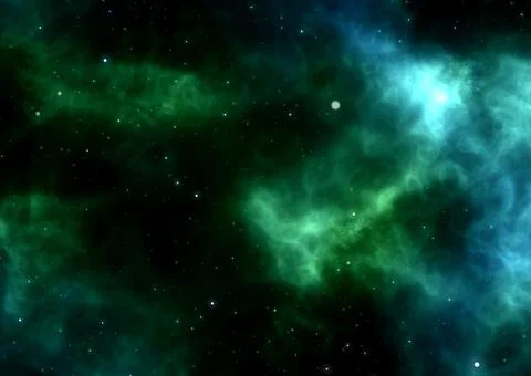 Deep Space - Colorful Abstract image Stock Photos