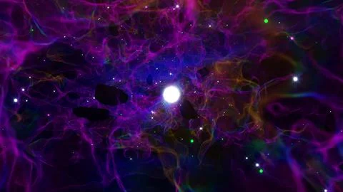 Deep Space In Cosmos Stock Photos