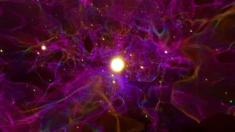 Deep Space In Cosmos Stock Photos