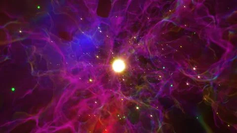 Deep Space In Cosmos 스톡 사진