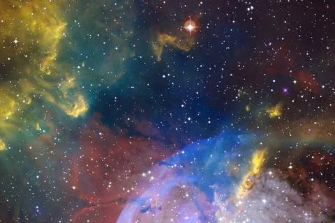 Deep space. Elements of this image furnished by NASA Stock Photos