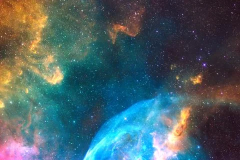 Deep space. Elements of this image furnished by NASA Fotos Stock