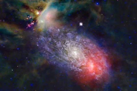 Deep space. Elements of this image furnished by NASA Fotos Stock