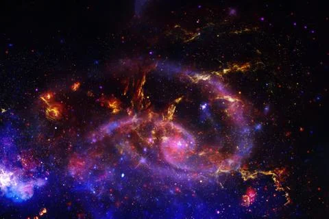 Deep space. Elements of this image furnished by NASA Fotos Stock