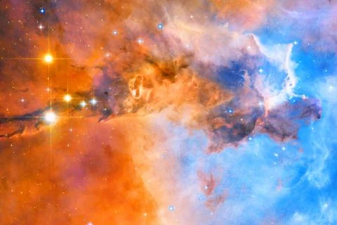 Deep space. Elements of this image furnished by NASA Foto stock