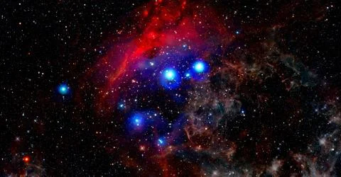 Deep space. Elements of this image furnished by NASA 스톡 사진