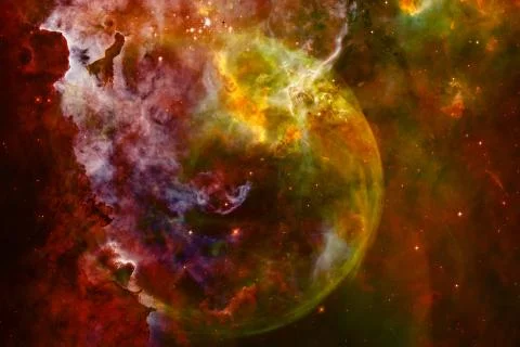 Deep space. Elements of this image furnished by NASA Fotos Stock