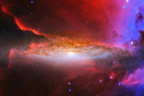 Deep space. Elements of this image furnished by NASA Stockfoto's