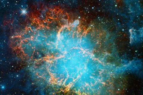 Deep space. Elements of this image furnished by NASA Foto stock