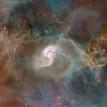 Deep space. Elements of this image furnished by NASA Foto stock