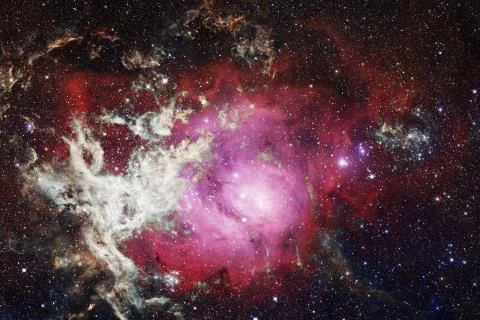 Deep space. Elements of this image furnished by NASA Foto stock