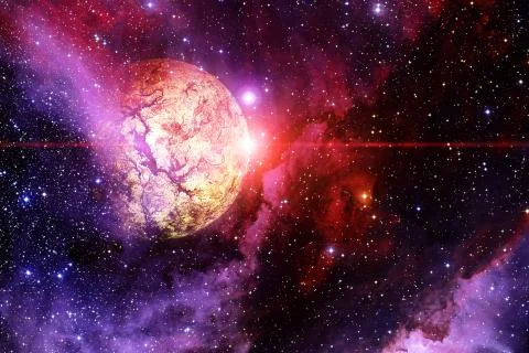 Deep space. Elements of this image furnished by NASA Fotos Stock