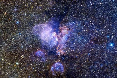 Deep space. Elements of this image furnished by NASA Stockfoto's