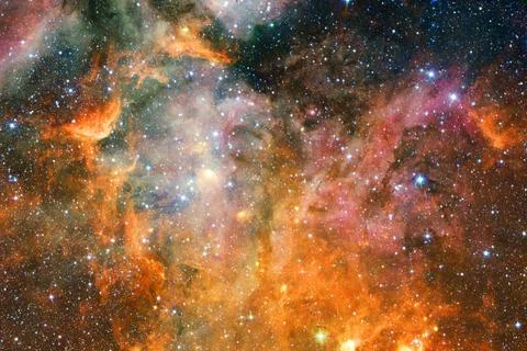 Deep space. Elements of this image furnished by NASA Foto stock